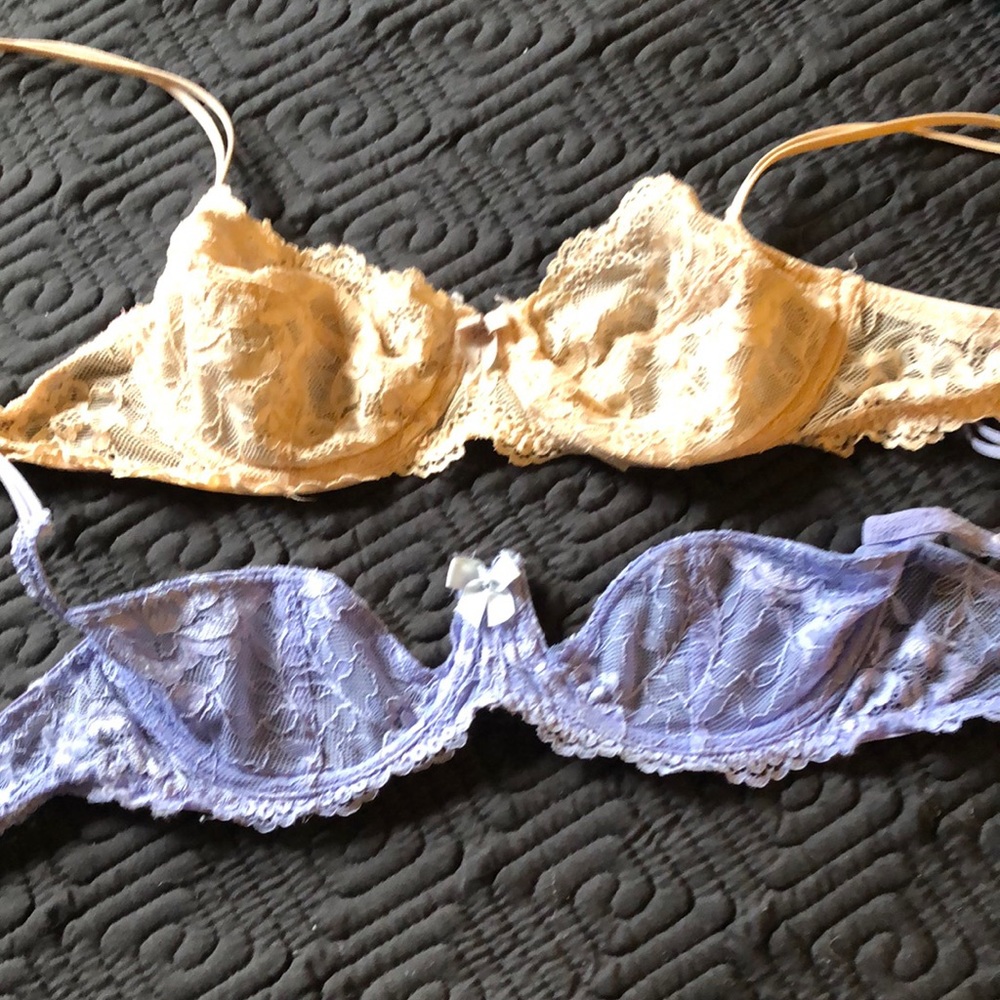 2 unlined balconettes.